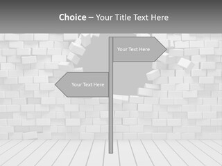 Destroy Concept Ruined PowerPoint Template