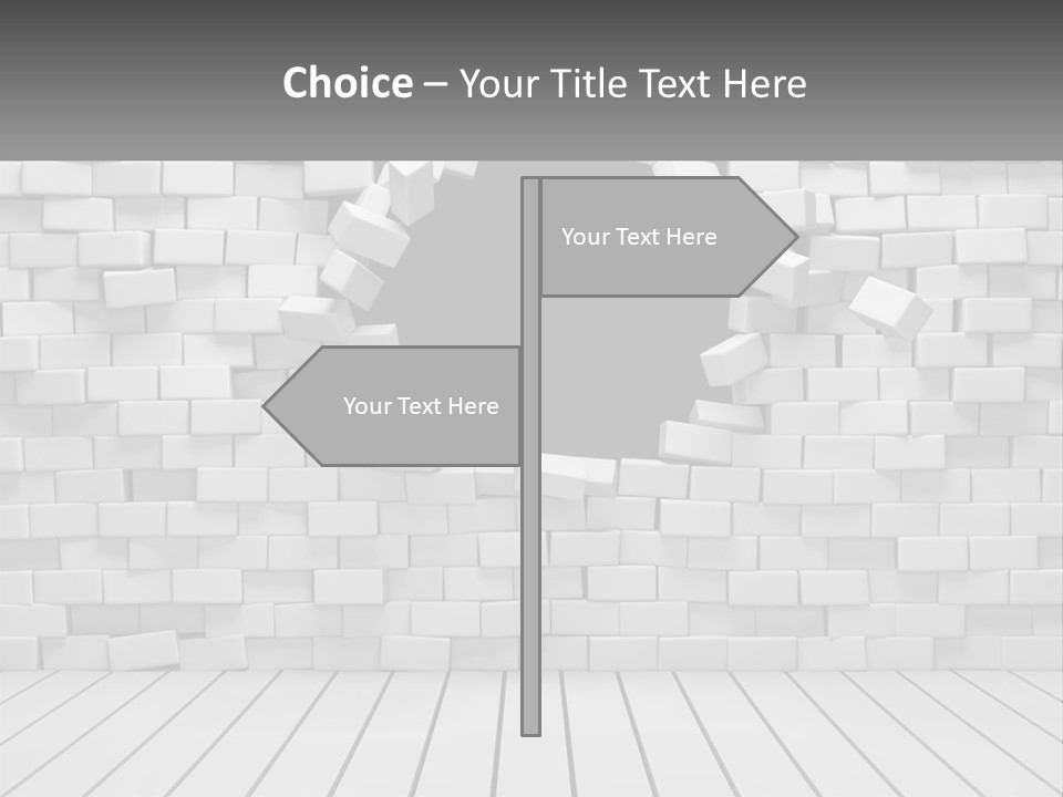 Destroy Concept Ruined PowerPoint Template