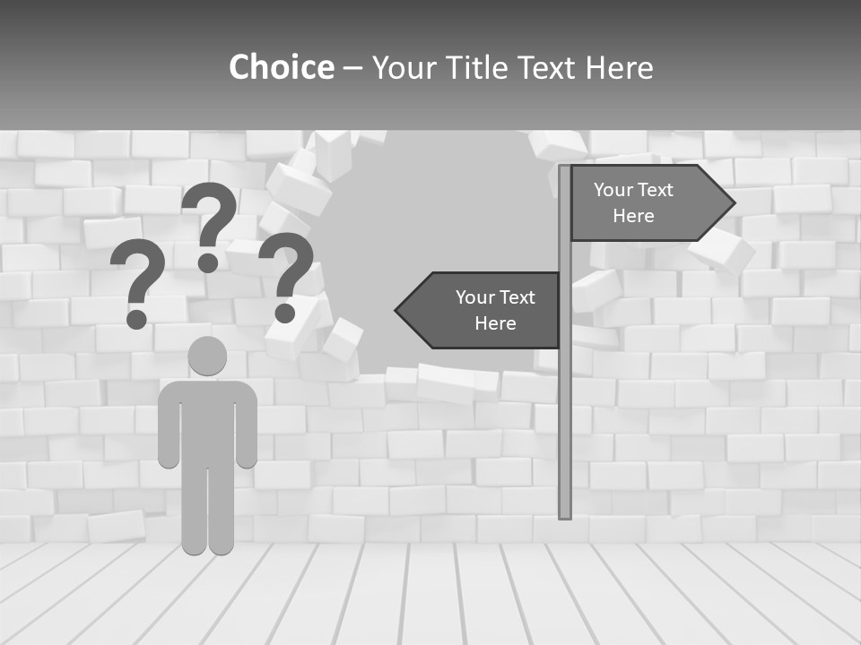 Destroy Concept Ruined PowerPoint Template