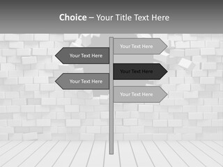 Destroy Concept Ruined PowerPoint Template