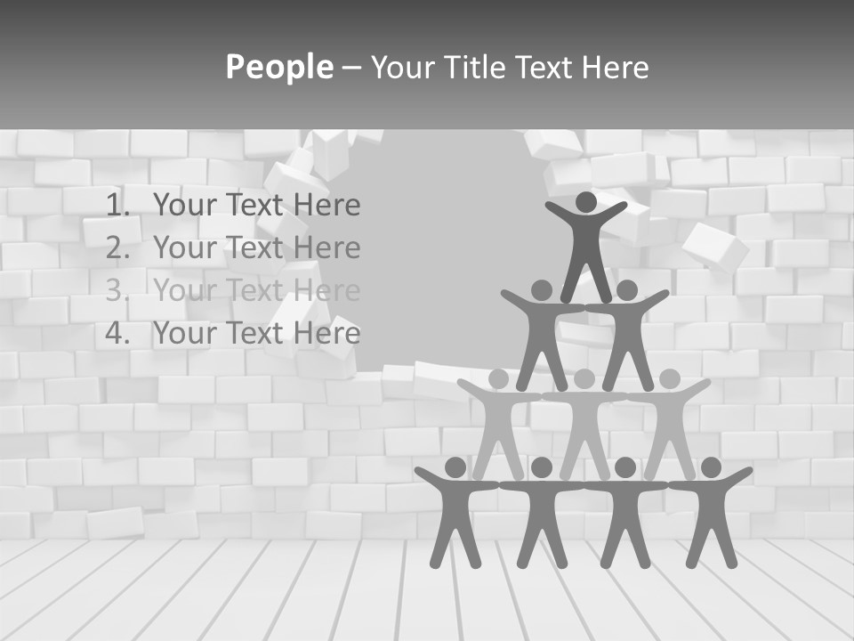 Destroy Concept Ruined PowerPoint Template