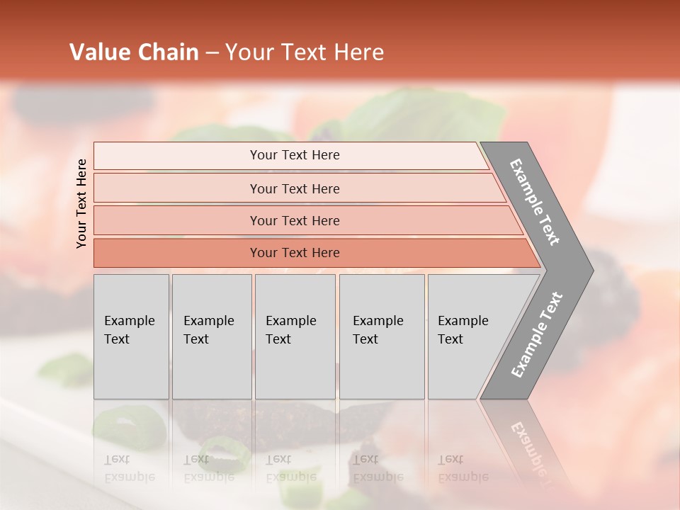 Plate Basil Tomato PowerPoint Template