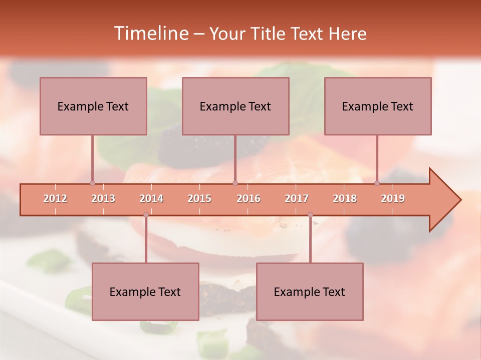 Plate Basil Tomato PowerPoint Template