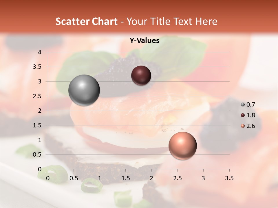 Plate Basil Tomato PowerPoint Template
