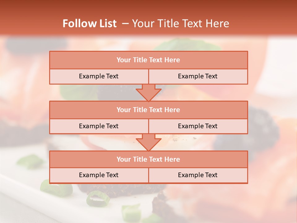 Plate Basil Tomato PowerPoint Template