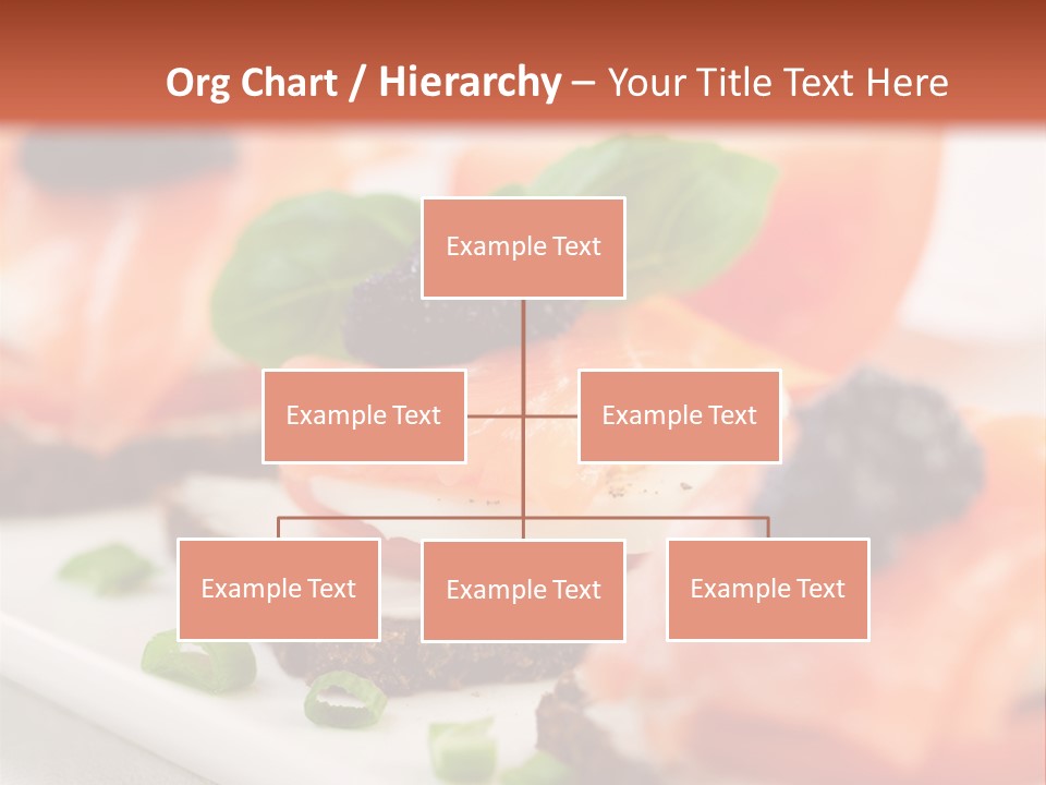 Plate Basil Tomato PowerPoint Template