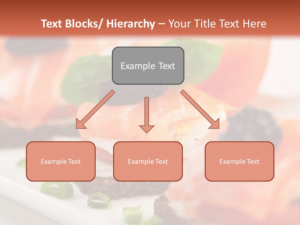 Plate Basil Tomato PowerPoint Template