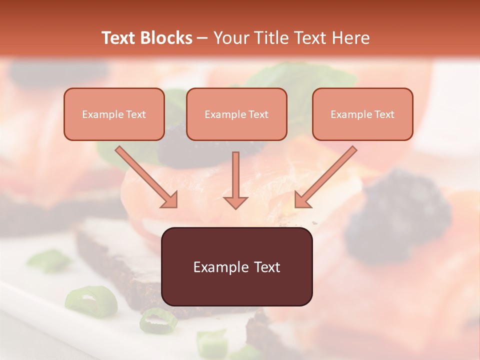Plate Basil Tomato PowerPoint Template