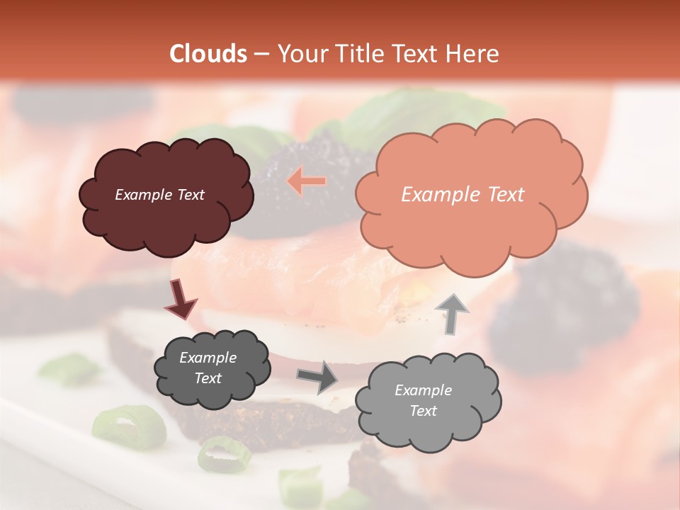 Plate Basil Tomato PowerPoint Template