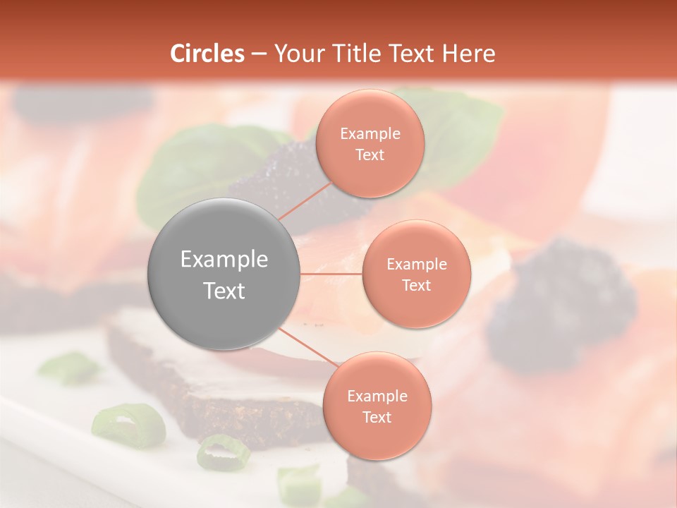 Plate Basil Tomato PowerPoint Template