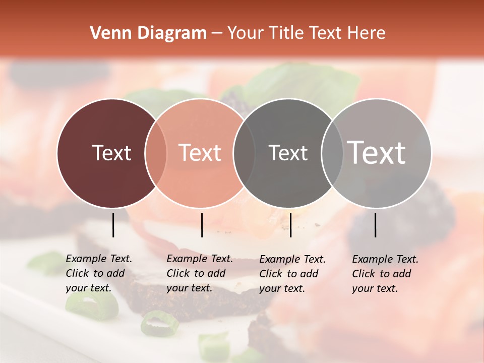 Plate Basil Tomato PowerPoint Template
