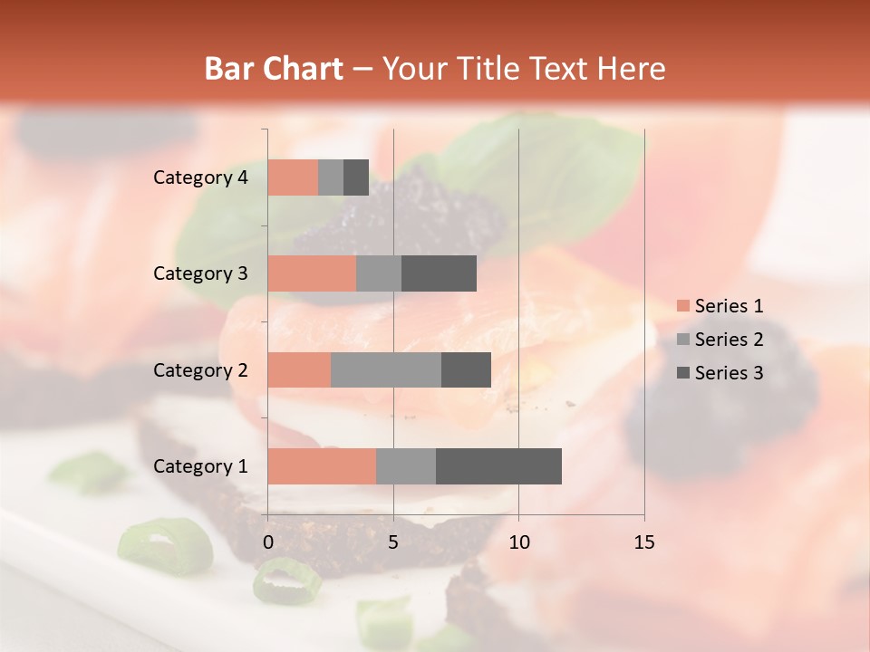 Plate Basil Tomato PowerPoint Template