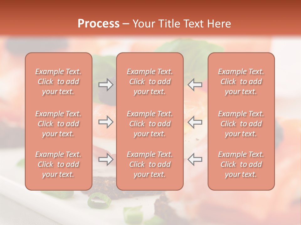 Plate Basil Tomato PowerPoint Template