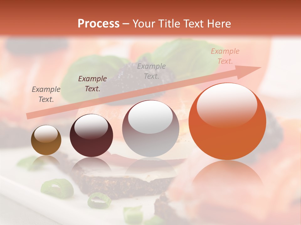 Plate Basil Tomato PowerPoint Template