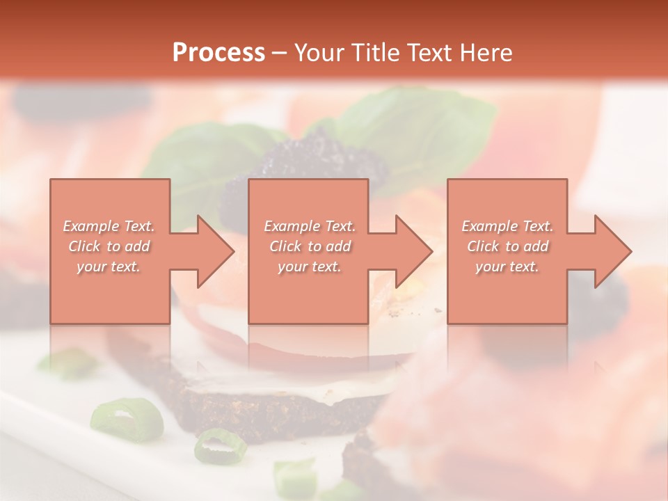 Plate Basil Tomato PowerPoint Template