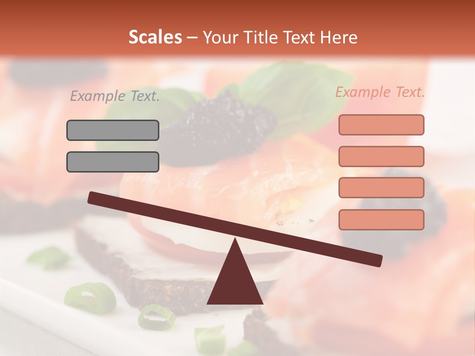 Plate Basil Tomato PowerPoint Template