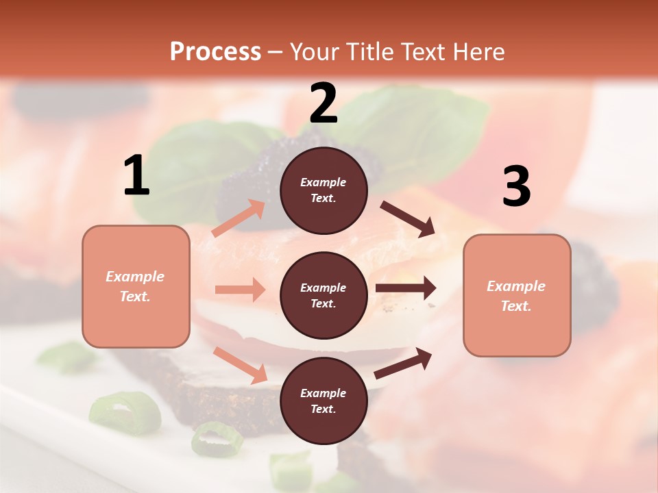 Plate Basil Tomato PowerPoint Template