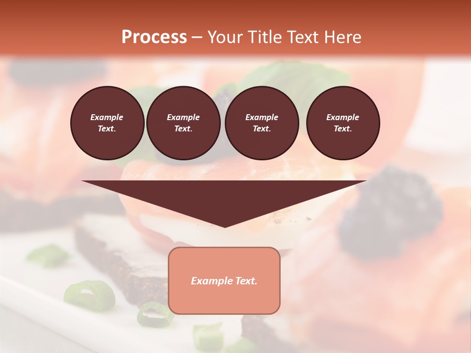 Plate Basil Tomato PowerPoint Template