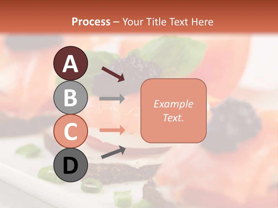 Plate Basil Tomato PowerPoint Template