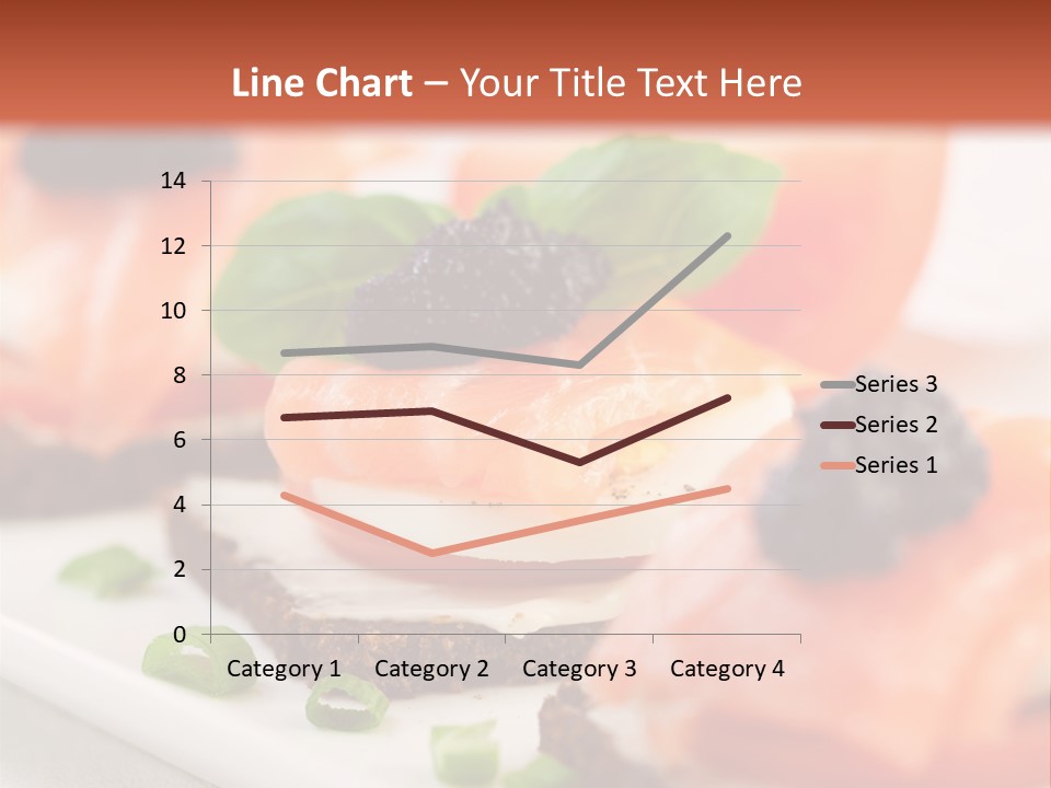 Plate Basil Tomato PowerPoint Template