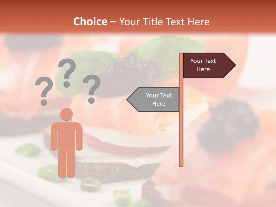 Plate Basil Tomato PowerPoint Template