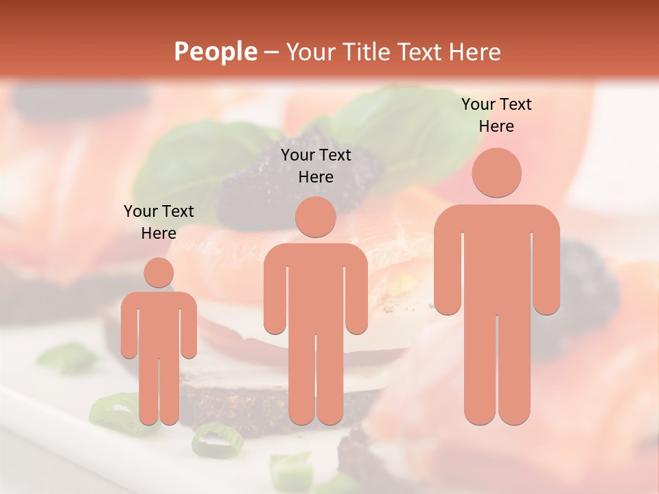 Plate Basil Tomato PowerPoint Template