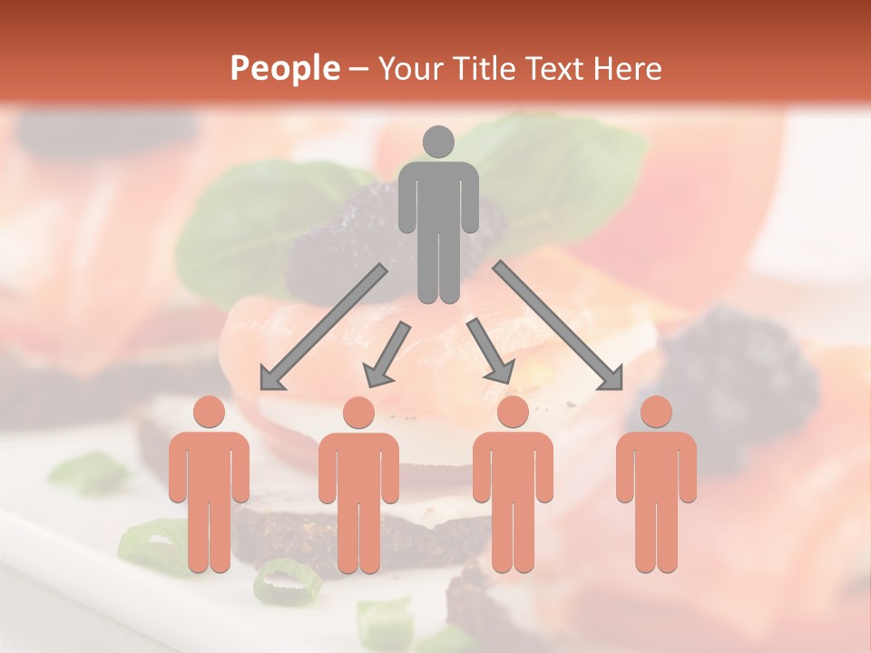 Plate Basil Tomato PowerPoint Template