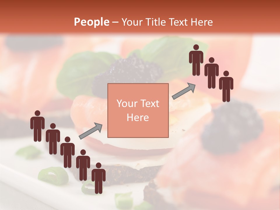 Plate Basil Tomato PowerPoint Template