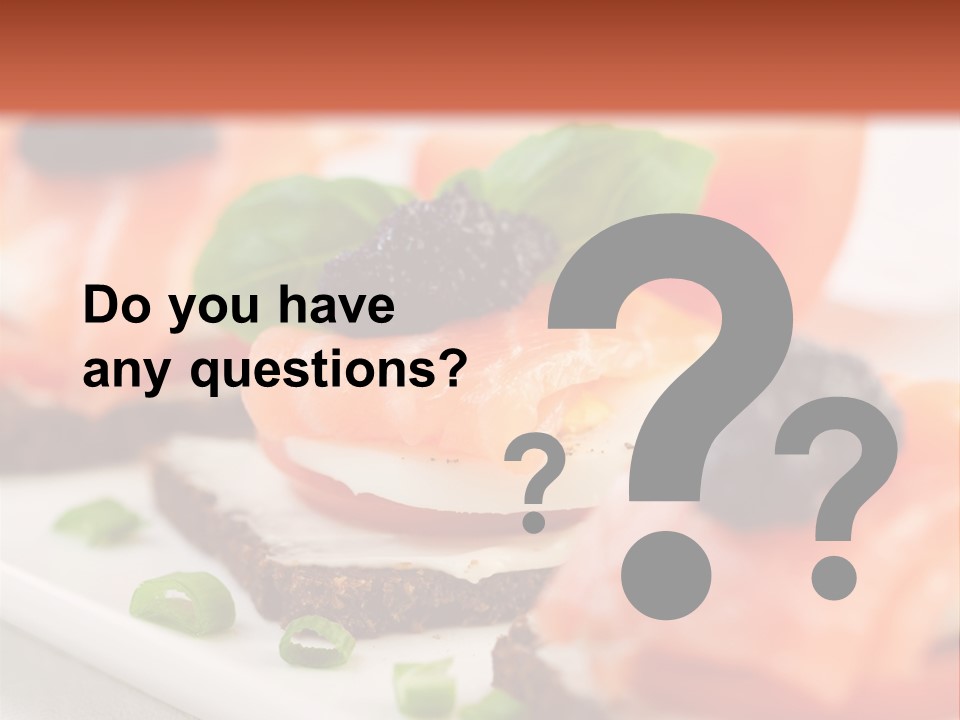 Plate Basil Tomato PowerPoint Template