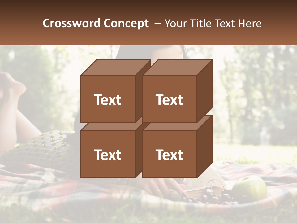 Enjoy Single Lying PowerPoint Template