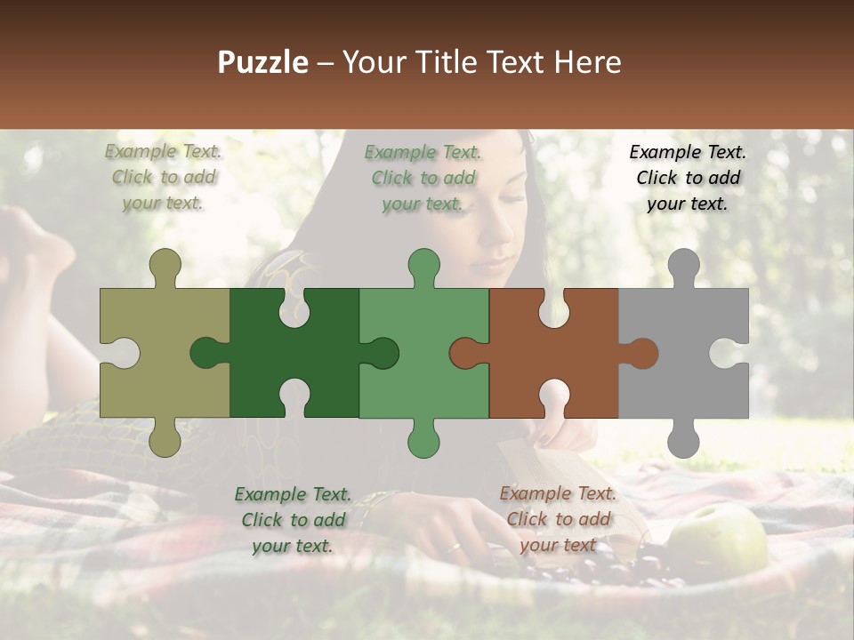 Enjoy Single Lying PowerPoint Template