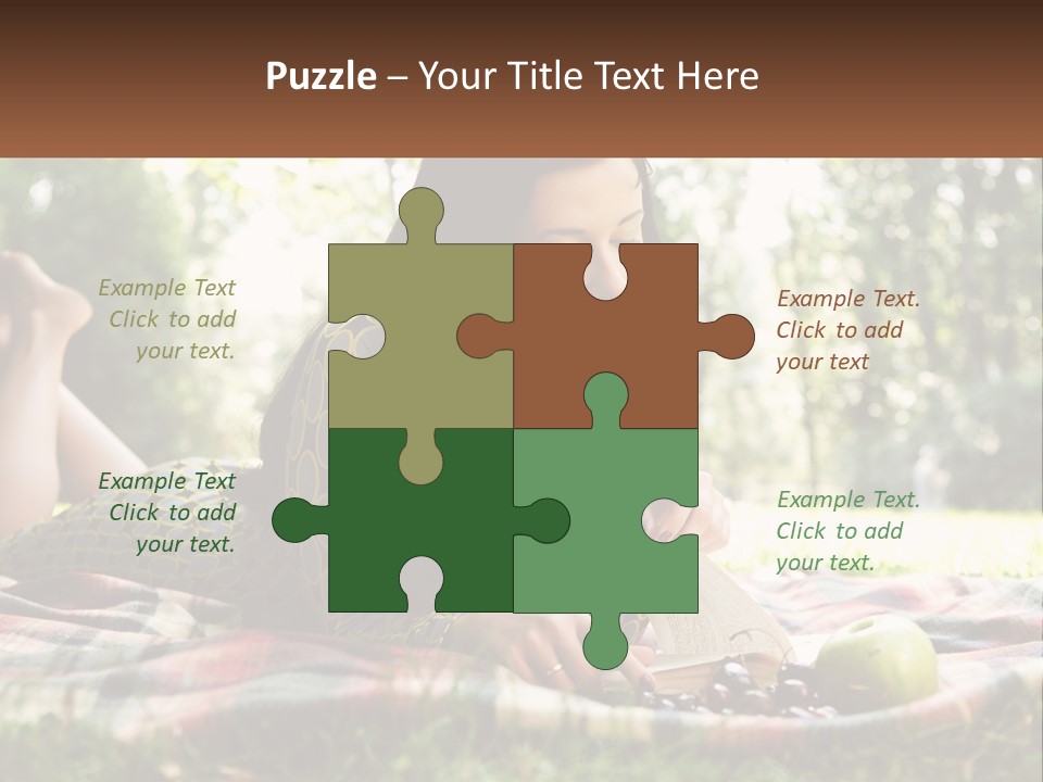Enjoy Single Lying PowerPoint Template