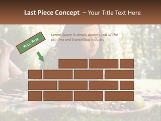 Enjoy Single Lying PowerPoint Template