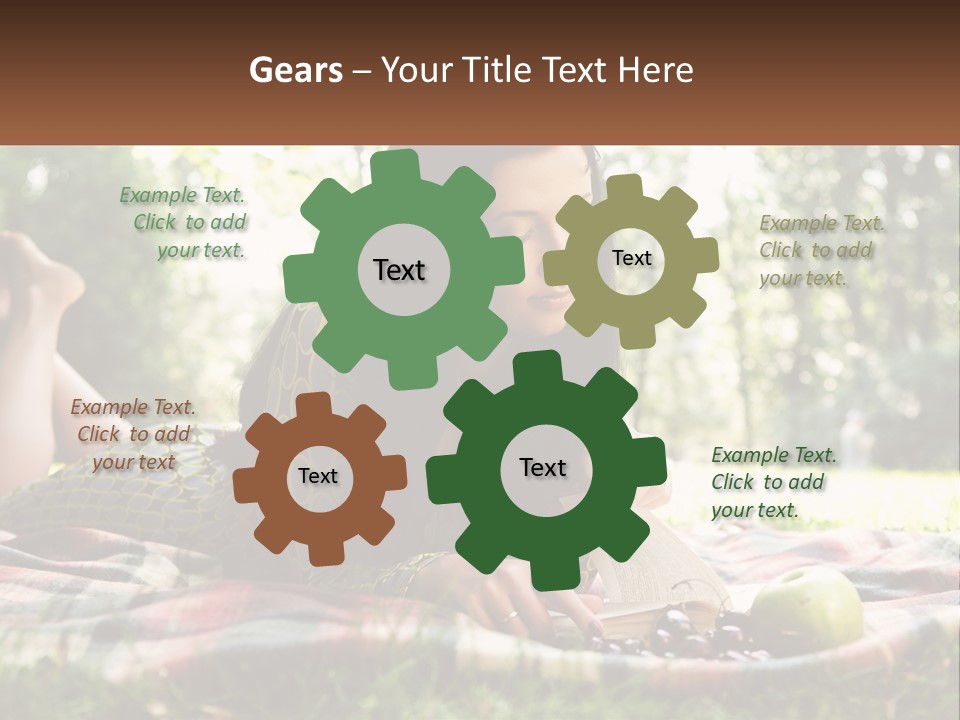 Enjoy Single Lying PowerPoint Template