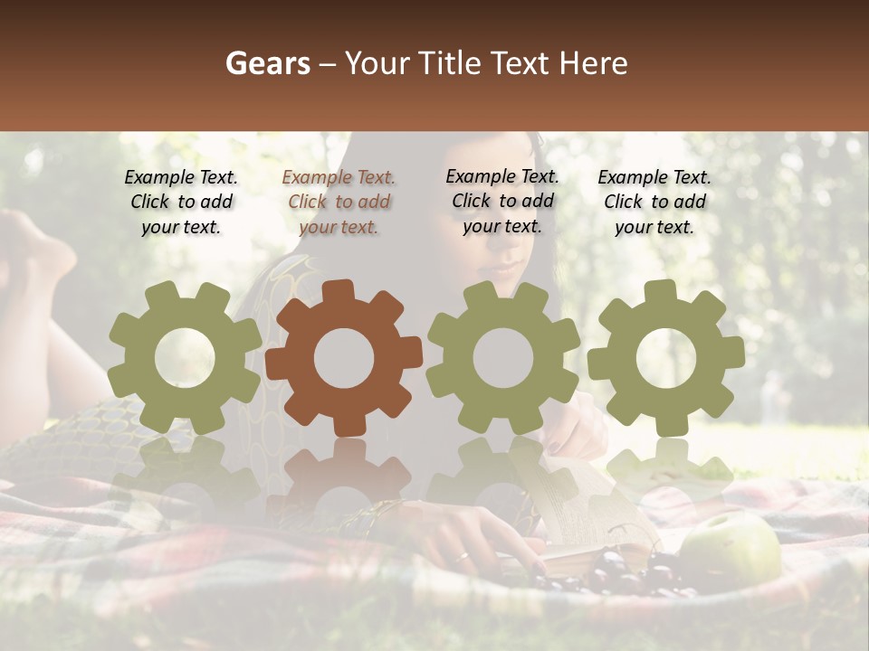 Enjoy Single Lying PowerPoint Template