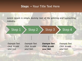 Enjoy Single Lying PowerPoint Template