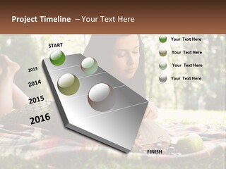 Enjoy Single Lying PowerPoint Template