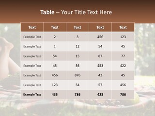 Enjoy Single Lying PowerPoint Template