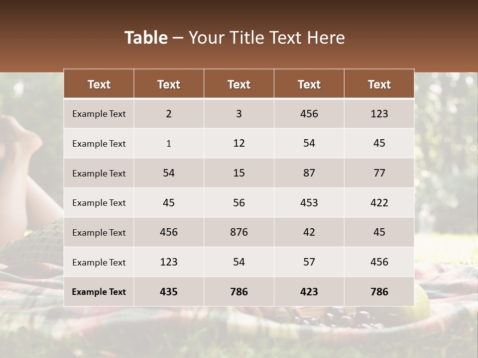 Enjoy Single Lying PowerPoint Template