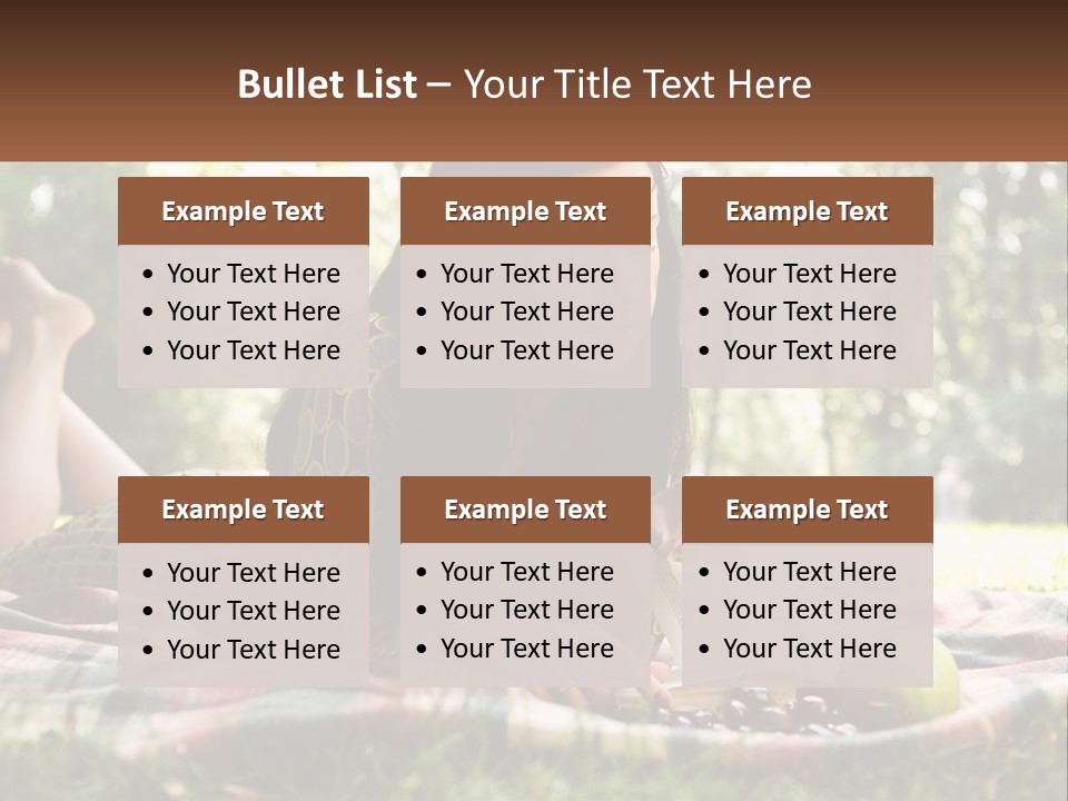 Enjoy Single Lying PowerPoint Template