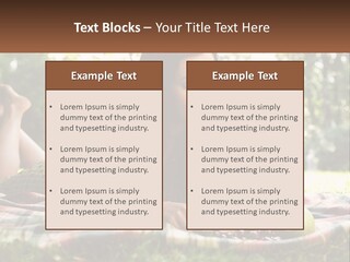 Enjoy Single Lying PowerPoint Template