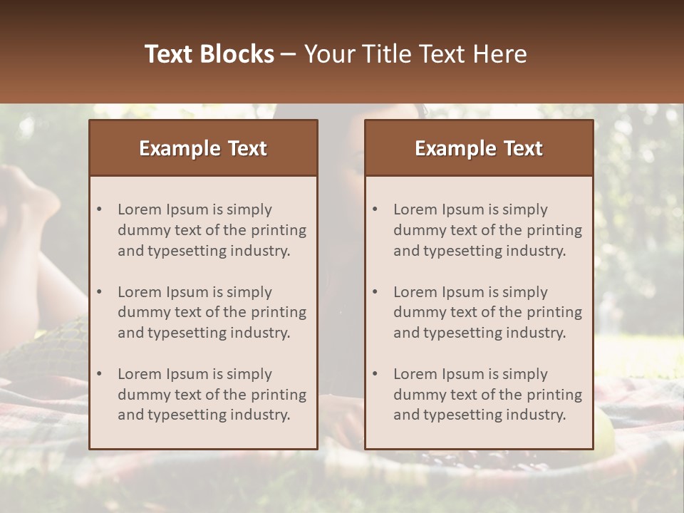 Enjoy Single Lying PowerPoint Template