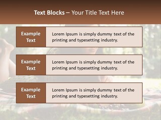 Enjoy Single Lying PowerPoint Template