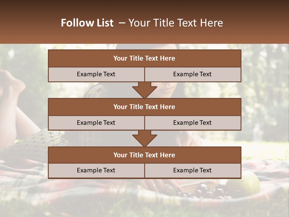 Enjoy Single Lying PowerPoint Template