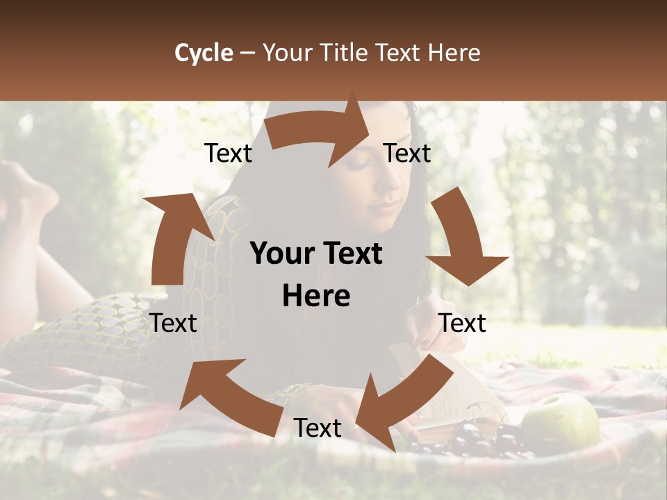 Enjoy Single Lying PowerPoint Template