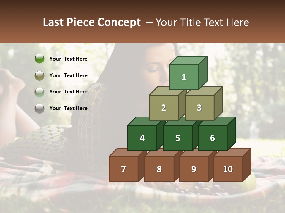 Enjoy Single Lying PowerPoint Template