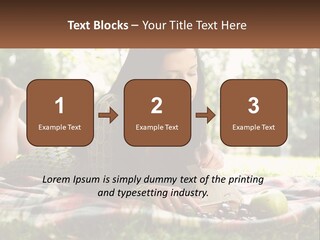 Enjoy Single Lying PowerPoint Template