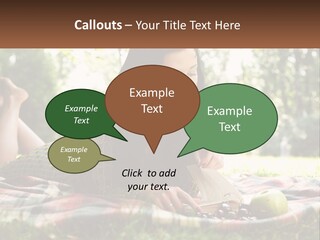 Enjoy Single Lying PowerPoint Template