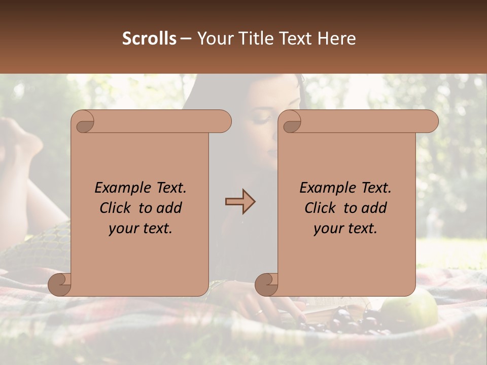 Enjoy Single Lying PowerPoint Template