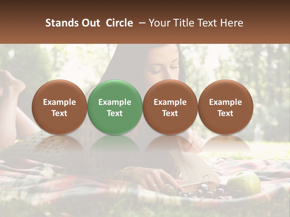 Enjoy Single Lying PowerPoint Template